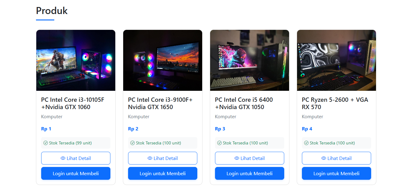 E-Commerce Website – KOMP Palembang, foto 3